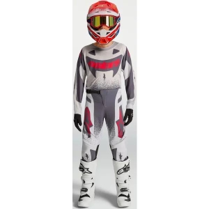 Pantaloni cross-enduro de copii ALPINESTARS SUPERTECH SWAN 2027 Gri/Rosu 26, 3