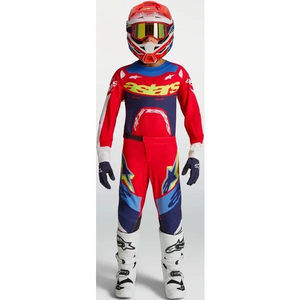 Pantaloni cross-enduro de copii ALPINESTARS SUPERTECH DYNA 2027 26 Mov/Roz, 7