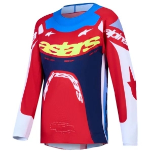 Tricou cross-enduro de copii ALPINESTARS SUPERTECH DYNA 2027 S Mov/Roz