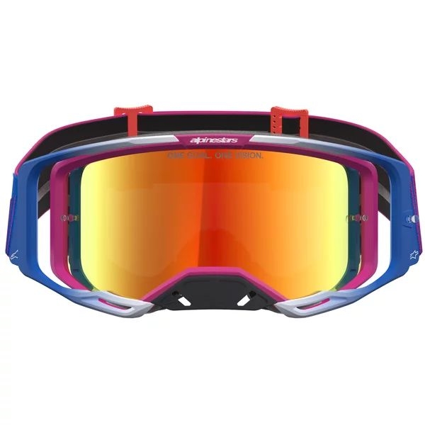 Ochelari cross-enduro ALPINESTARS VISION 8 MAVEN GOGGLES Negru/Roz, 16