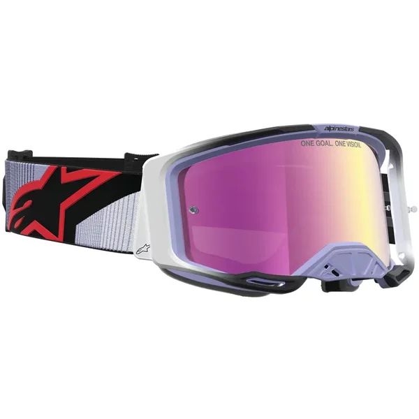 Ochelari cross-enduro ALPINESTARS VISION 8 MAVEN GOGGLES Negru/Roz, 18