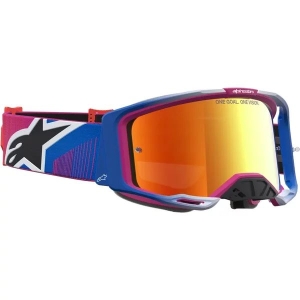 Ochelari cross-enduro ALPINESTARS VISION 8 MAVEN GOGGLES Negru/Roz, 12