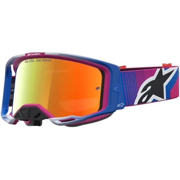 Ochelari cross-enduro ALPINESTARS VISION 8 MAVEN GOGGLES Albastru/Mov/Roz, 17
