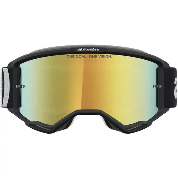 Ochelari cross-enduro ALPINESTARS VISION 5 HONE GOGGLES Negru/Alb, 3