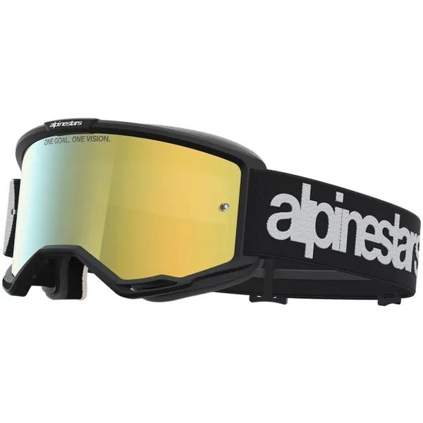 Ochelari cross-enduro ALPINESTARS VISION 5 HONE GOGGLES Rosu/Alb, 5