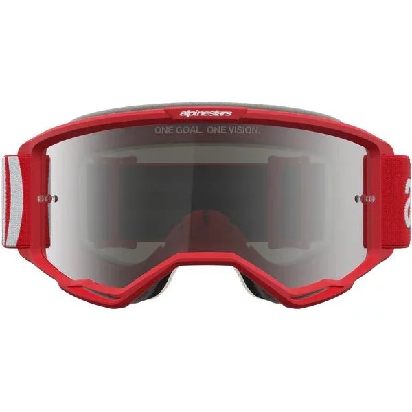 Ochelari cross-enduro ALPINESTARS VISION 5 HONE GOGGLES Rosu/Alb, 6