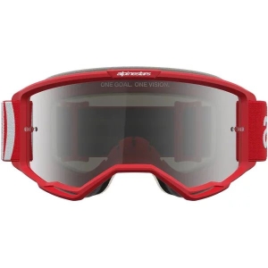 Ochelari cross-enduro ALPINESTARS VISION 5 HONE GOGGLES Rosu/Alb, 6