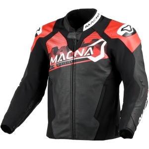 Geaca de piele sport MACNA BLITZ Negru 48, 7