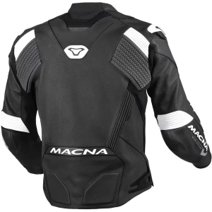 Geaca de piele sport MACNA BLITZ 58 Negru/Albastru, 15