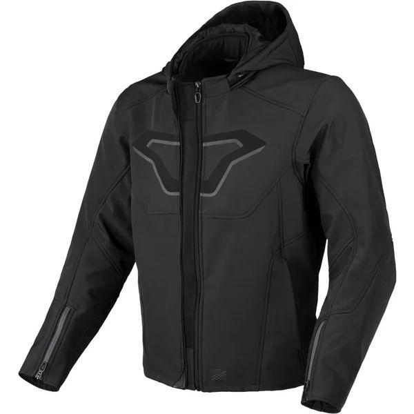Geaca softshell de vara MACNA ATRACOR XS Negru mat, 18