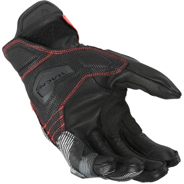 Manusi de piele MACNA ULTRAXX 2.0 L Negru/Albastru/Rosu, 8