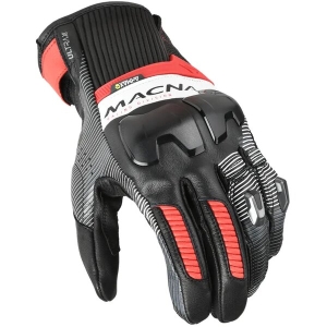 Manusi de piele MACNA ULTRAXX 2.0 XL Negru/Albastru/Rosu, 2