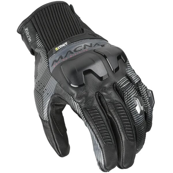 Manusi de piele MACNA ULTRAXX 2.0 Negru/Rosu/Alb XL, 2