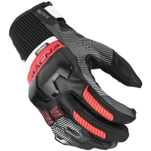 Manusi de piele MACNA ULTRAXX 2.0 XXL Negru/Albastru/Rosu, 7