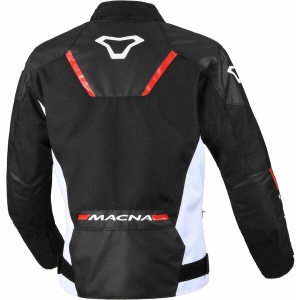Geaca dama textil impermeabila MACNA TAZAR 2.0 XS Negru/Rosu, 3