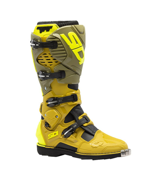 Cizme Moto MX/Enduro Crossfire 3 Galben/Verde, 3