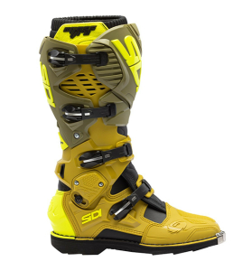Cizme Moto MX/Enduro Crossfire 3 Galben/Verde, 4