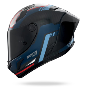 Casca Moto Full-Face X-804 RS Ultra Carbon Piega 366 Blue/Black/Red, 4