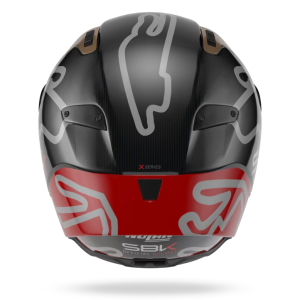 Casca Moto Full-Face X-804 RS Ultra Carbon SBK 360 Red/Black/Gold, 2