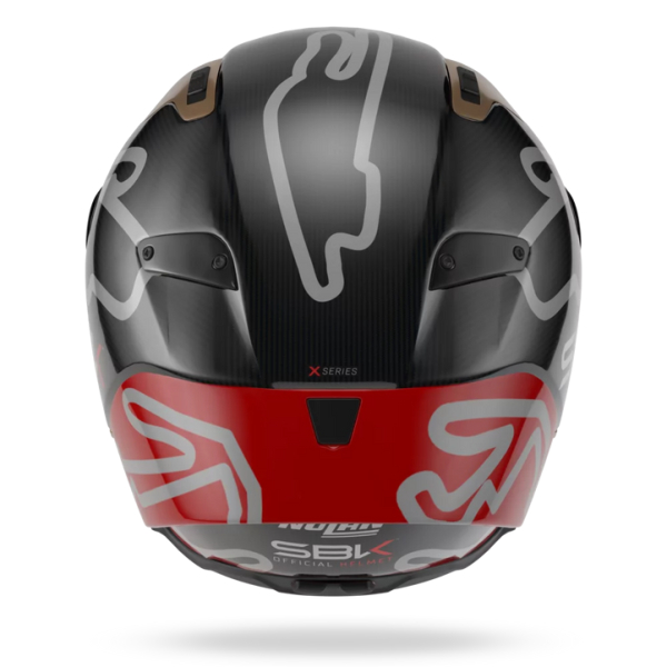 Casca Moto Full-Face X-804 RS Ultra Carbon SBK 360 Red/Black/Gold, 5