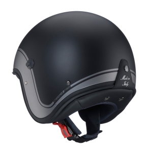 Casca open face (jet) Caberg model Freeride X Imola D5 negru/gun metal (titanium) mat (fibra de sticla) - Negru/gun metal (titanium) mat , M (57/58cm)
