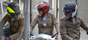 Casca open face (jet) Caberg model Soho SV Zephyr L7 negru/gri/rosu lucios - Negru/gri/rosu lucios , L (59/60cm)