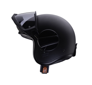 Casca Caberg model Ghost X 17 negru mat - fibra de sticla - omologare noua ECE 22.06 - Negru mat , L (59/60cm)