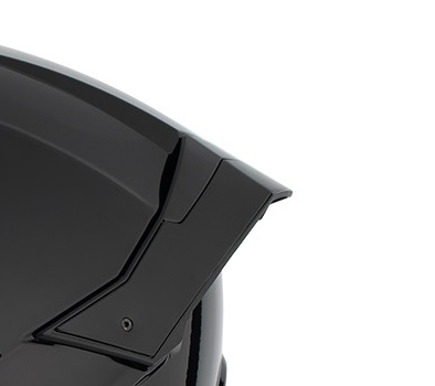 Spoiler spate casca integrala MT Thunder 4 SV A1 negru lucios