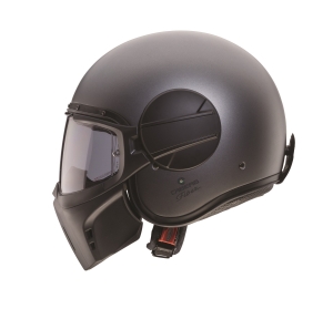 Casca Caberg model Ghost gun metal (titanium) mat - fibra de sticla - Gun metal (titanium) mat , XL (61/62cm)