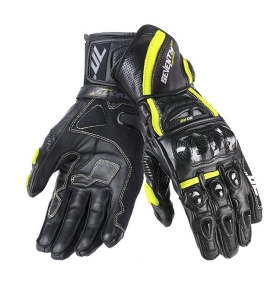 Manusi copii racing vara Seventy model SD-R2K negru/galben - Negru/galben , S (7 cm)