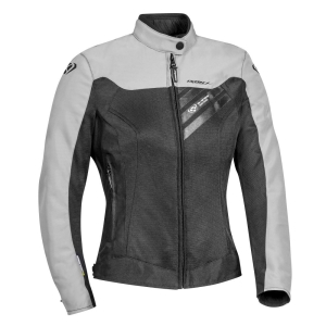 Geaca (jacheta) motociclete femei Racing/Roadster Ixon vara model Orion LS culoare: negru/gri - Negru/gri , 2XL