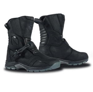 Ghete (cizme) moto Touring/Adventure barbati All Season Ixon model Klay WP MS culoare: negru (100% waterproof) - Negru , 41