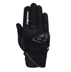 Manusi barbati Roadster vara textil/piele Ixon model MIG MS culoare: negru/alb - degete tactile - Negru/alb , M (8/9)