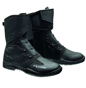 Ghete (cizme) moto Touring/Adventure barbati All Season Ixon model Kassius MS culoare: negru (100% waterproof) - Negru , 47
