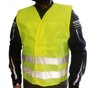 Vesta reflectorizanta universala Ixon model Gilet Safer Mix culoare: galben fluor (marime universala)