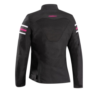 Geaca (jacheta) motociclete femei Racing/Roadster Ixon All season model Ilana Evo LS culoare: negru/fuchsia (roz) - Negru/fuchsia (roz) , XS