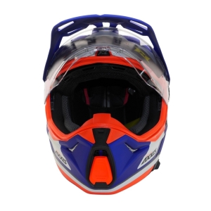 Casca adventure/touring/off road Axxis model Wolf DS Roadrunner C7 albastru lucios – tip viziera: MT-V-20 - Albastru lucios , L (59/60cm)