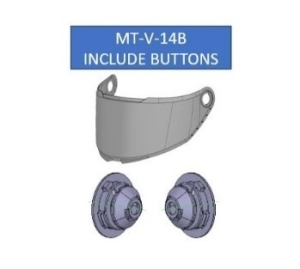 Viziera iridium (tip oglinda) casca integrala MT Revenge 2 S - Targo S - omologare noua ECE 22.06 (tip MT-V-14B)