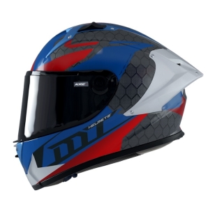 Casca integrala MT KRE+ Carbon Projectile D7 albastru lucios - 100% carbon - FIM approved - Albastru lucios , XL (61/62cm)