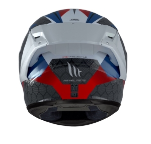 Casca integrala MT KRE+ Carbon Projectile D7 albastru lucios - 100% carbon - FIM approved - Albastru lucios , XXL (63/64cm)