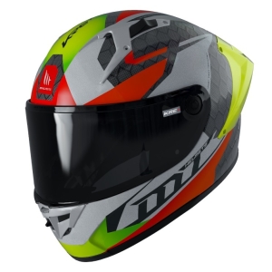 Casca integrala MT KRE+ Carbon Projectile D2 gri lucios - 100% carbon - FIM approved - Gri lucios , M (57/58cm)