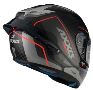 Casca integrala Axxis model Cobra Rage A2 gri lucios carbon - 100% carbon - Gri lucios , L (59/60cm)