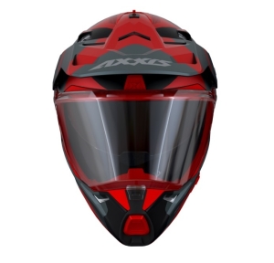Casca adventure/touring/off road Axxis model Wolf DS Hydra B5 rosu mat - tip viziera: MT-V-20 - Rosu mat , XL (61/62cm)