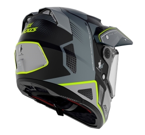 Casca adventure/touring/off road Axxis model Wolf DS Roadrunner B2 gri lucios – tip viziera: MT-V-20 - XL (61/62cm)