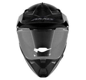Casca adventure/touring/off road Axxis model Wolf DS A1 negru mat – tip viziera: MT-V-20 - S (55/56cm)