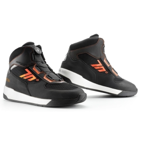 Ghete moto Urban Unisex Seventy model SD-BC10 culoare: negru/portocaliu - Negru/portocaliu , 42