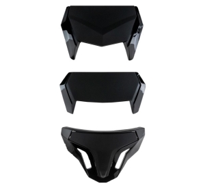 Kit ventilatii casca modulabila (flip-up) MT Atom SV - culoare: negru mat