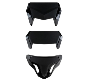 Kit ventilatii casca modulabila (flip-up) MT Atom SV - culoare: negru lucios