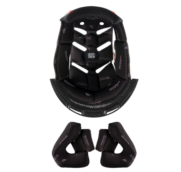 Kit interior casca MT District - Streetfighter SV (TR902) - Negru , XL (61/62cm)