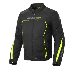 Geaca (jacheta) barbati Racing Seventy vara/iarna model SD-JR65 culoare: negru/galben fluor - Negru/galben fluor , XL